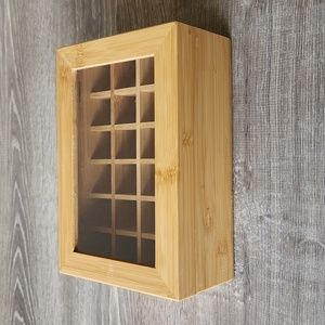Essential Oil Bamboo Organizer